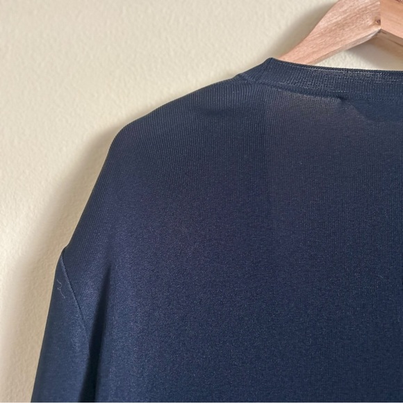 Misook Cardigan Sweater Knit Liquid Black Open Front Minimalist Plus Size 1X - Picture 9 of 14